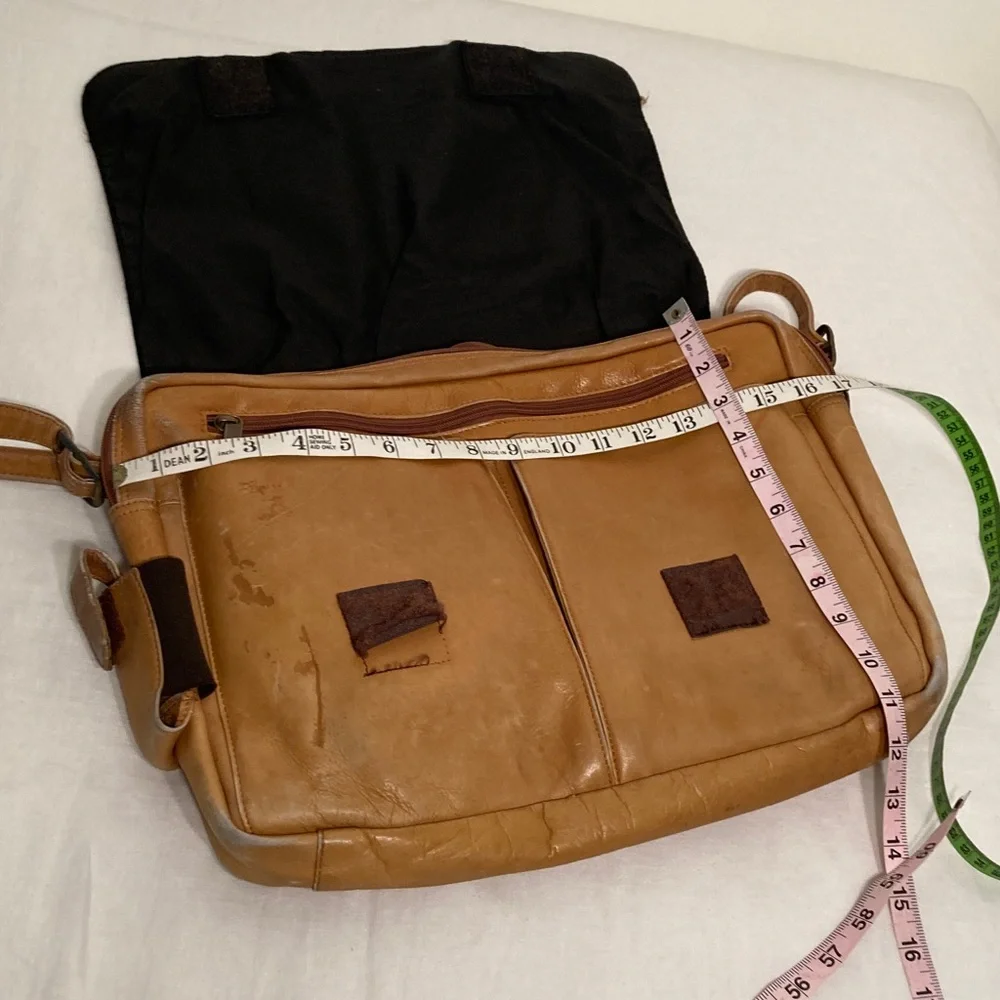 Red Sox Leather Messenger Bag vintage